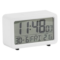 TIMEOUT, lcd desk clock, white