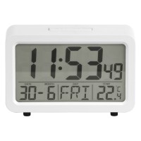 TIMEOUT, lcd desk clock, white