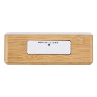 DATE, lcd desk clock, beige
