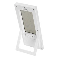 DIGIT, lcd desk clock, white