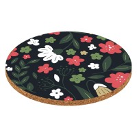 SUBLI WHITE ROUND, sublimation coaster, white