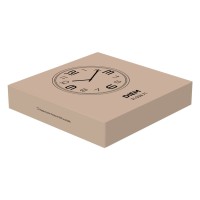 DIEM, wooden wall clock, beige
