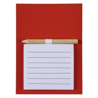 SNAP, note set with magnet, red
