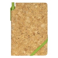 CASE, notebook with pen, green