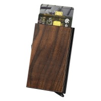 FARGO, card holder with rfid protection, brown