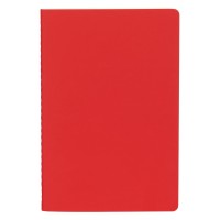 ELIOT, flexi cover a5 notebook, red