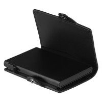 FORTIS, genuine leather wallet with rfid protection, black