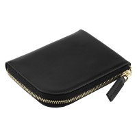 LARISSA, genuine leather wallet, black