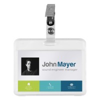 PERSONA PLUS, pvc id card holder, transparent