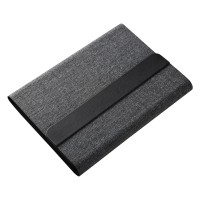 FULTON 3IN1, magnetic, portfolio case with a5 notebook, power bank 5.000 mah, wireless charger for three devices in a gift box, dark gray