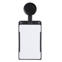 ACCESS, plastic id holder, black