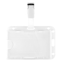 DUTY, plastic id holder, transparent