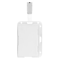 DUTY, plastic id holder, transparent
