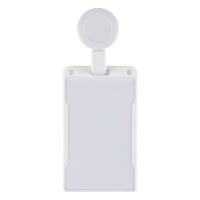 ACCESS, plastic id holder, white