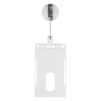 ACCESS, plastic id holder, white