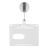 ACCESS H, plastic id holder, white