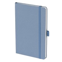 TEREA, a5 notebook, cover is made of reclaimed bio material and paper, blue