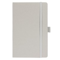 LYRA, flexi cover a5 notebook, made of washed kraft, gray