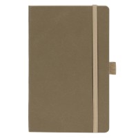 LYRA, flexi cover a5 notebook, made of washed kraft, olive