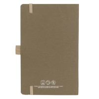 LYRA, flexi cover a5 notebook, made of washed kraft, olive