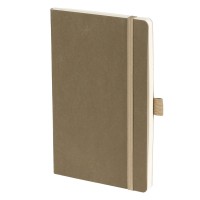 LYRA, flexi cover a5 notebook, made of washed kraft, olive