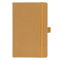 LYRA, flexi cover a5 notebook, made of washed kraft, beige