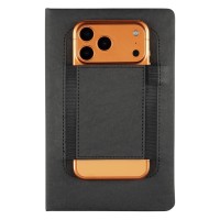 CEYLON, phone pocket a5 notebook, black