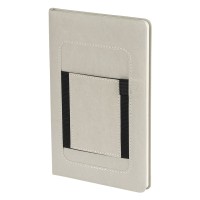 CEYLON, phone pocket a5 notebook, gray