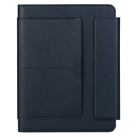 ALCANTARA, portfolio case with a5 notebook in a gift box, blue