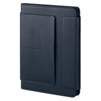 ALCANTARA, portfolio case with a5 notebook in a gift box, blue