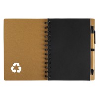 GEO, notebook with pen, black