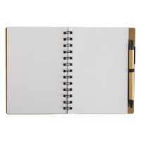 GEO, notebook with pen, black