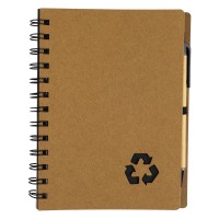 GEO, notebook with pen, black