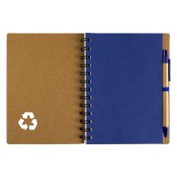 GEO, notebook with pen, royal blue