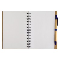 GEO, notebook with pen, royal blue