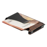 FUSE, card holder with rfid protection brown