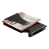 ASTRAL, card holder with rfid protection, black