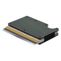 ASTRAL, card holder with rfid protection, green