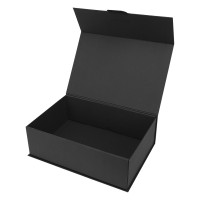 LUISA, self-folding gift box, black