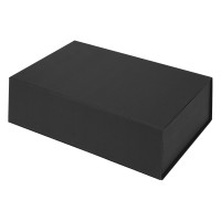 LUISA, self-folding gift box, black