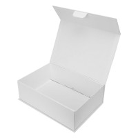 LUISA, self-folding gift box, white