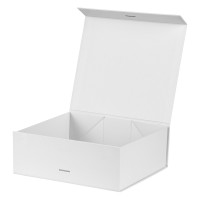GRACE, self-folding gift box with magnet, white