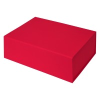 FRIDA, self-folding gift box with magnet, red