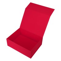 FRIDA, self-folding gift box with magnet, red