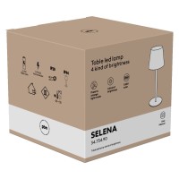 SELENA, led table lamp, white