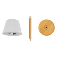 LIRA, led table lamp, beige