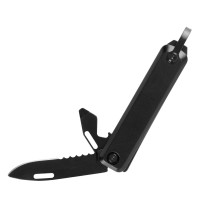 BULLET, multifunctional knife, 4 functions, black