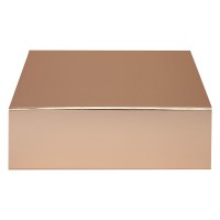 CLARA, self-folding gift box with magnet, gold rose