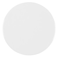 MEMO ROUND, stoneware magnet, white