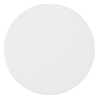 MEMO ROUND MATT, stoneware magnet, white